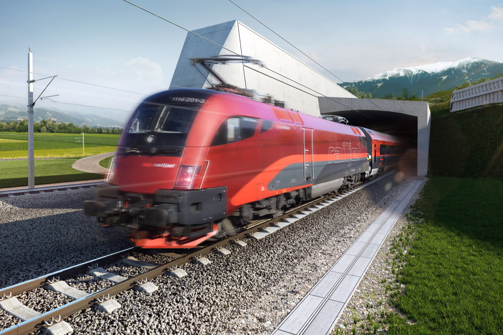 Die Koralmbahn-Strecke | ÖBB Railjet